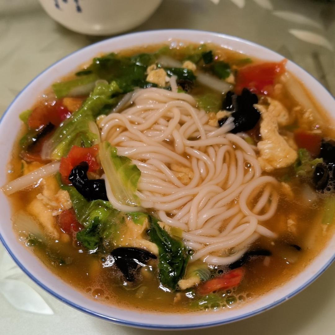 西红柿鸡蛋打卤面