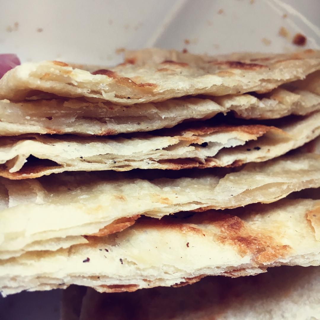 做法简单的 葱香千层饼