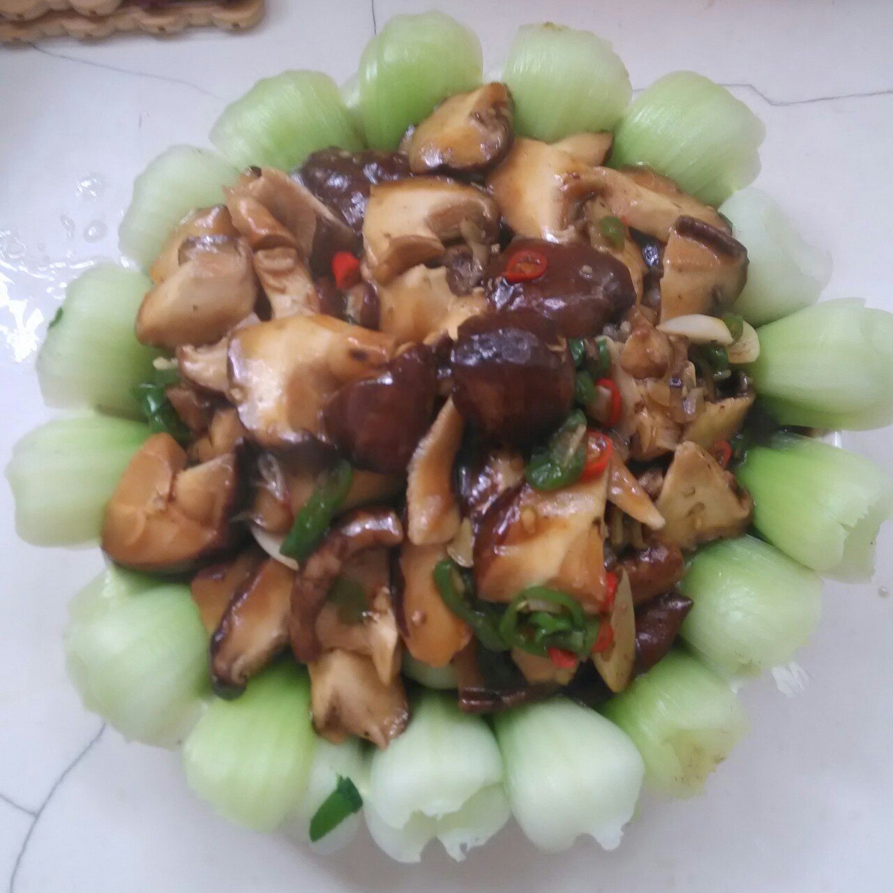 油菜香菇（香辣版）