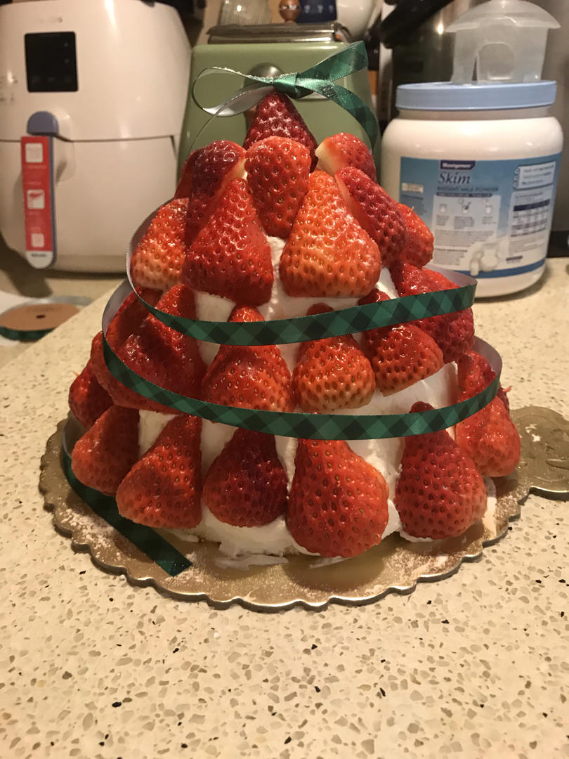 圣诞草莓塔蛋糕🍓