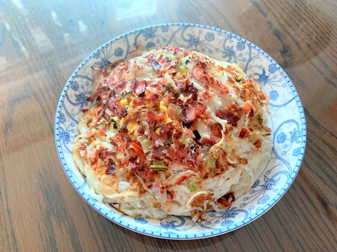 盘丝面抱蛋（简单美味）