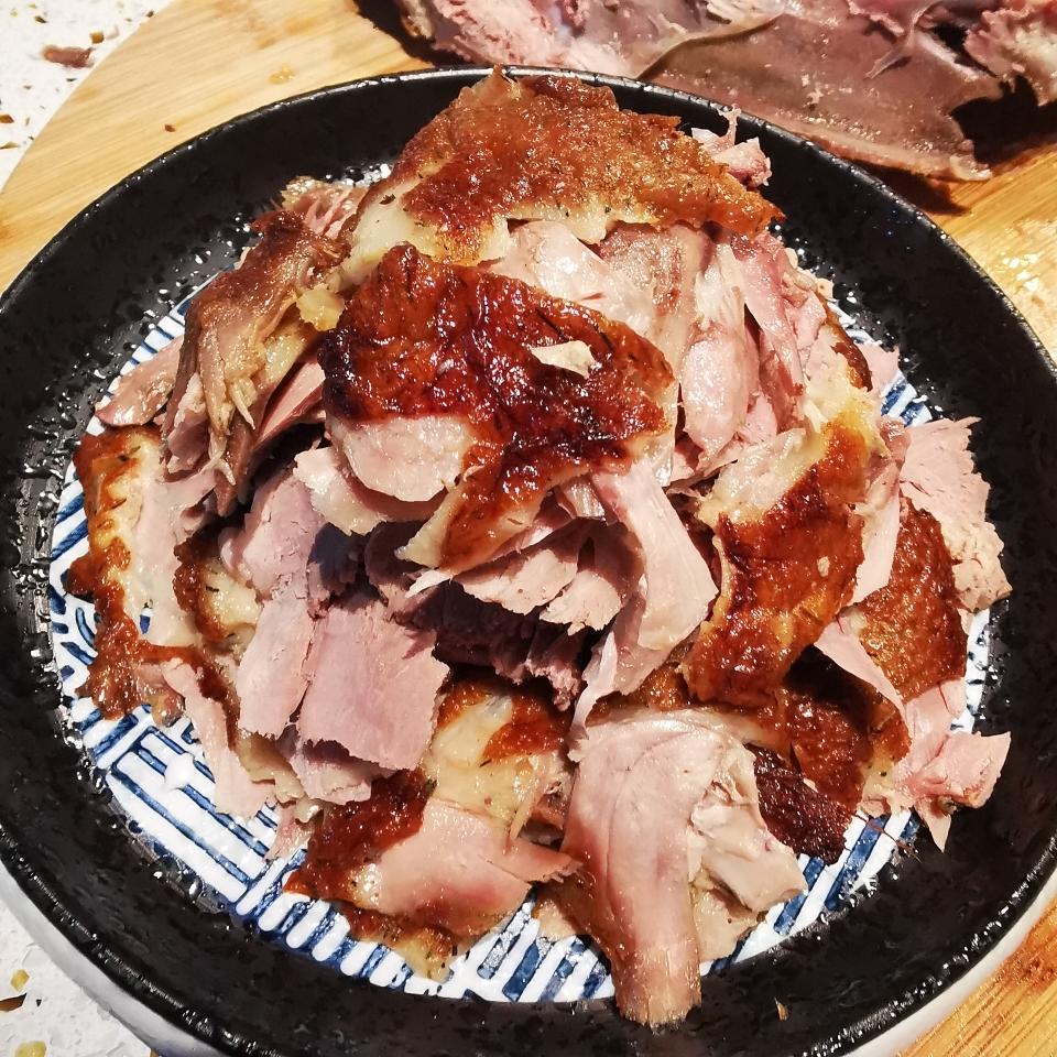 烤鸭薄饼.春饼的做法 步骤11