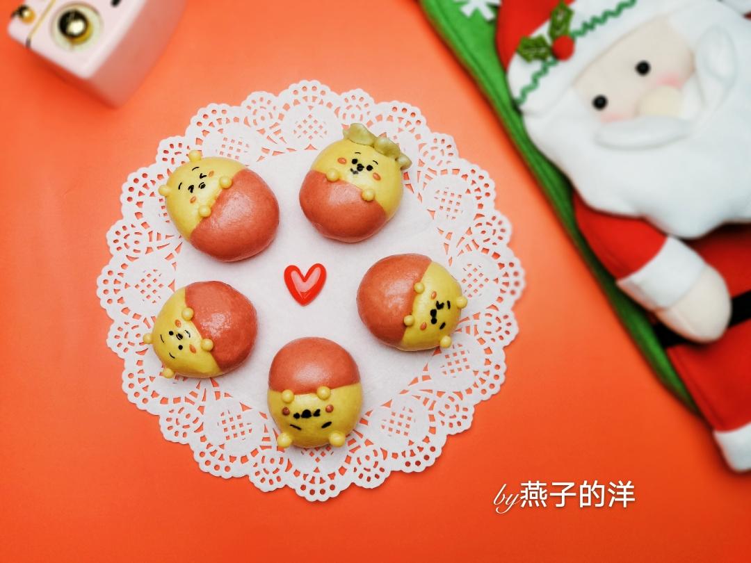 超可爱卡通包｜戴幸运草的维尼的做法