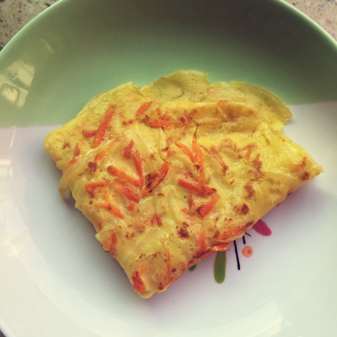 ok米兰做的胡萝卜鸡蛋饼