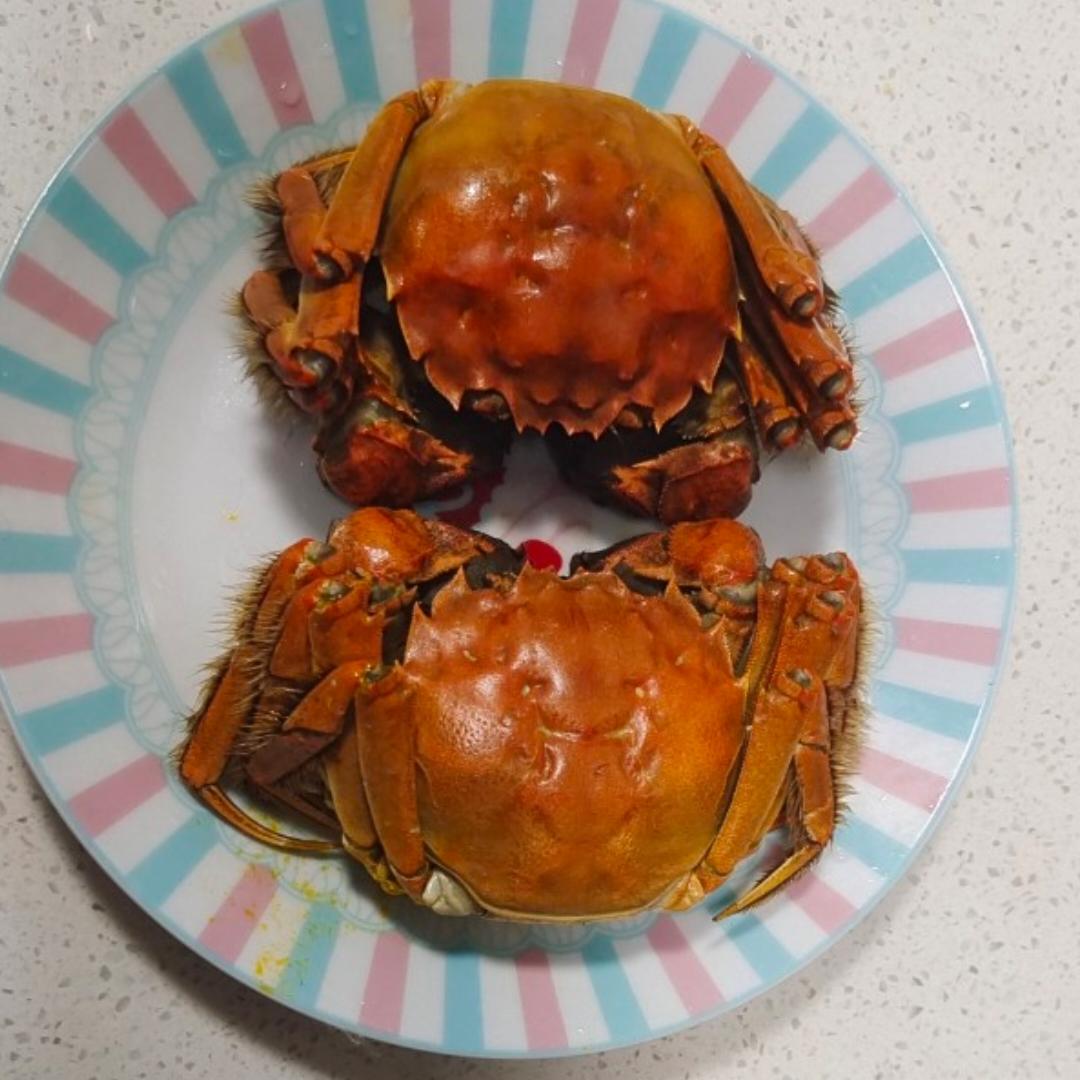 清蒸大闸蟹