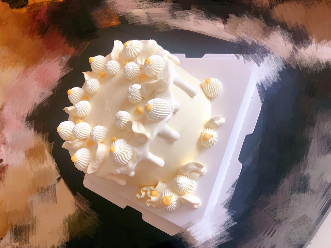 香橙凝乳奶油蛋糕