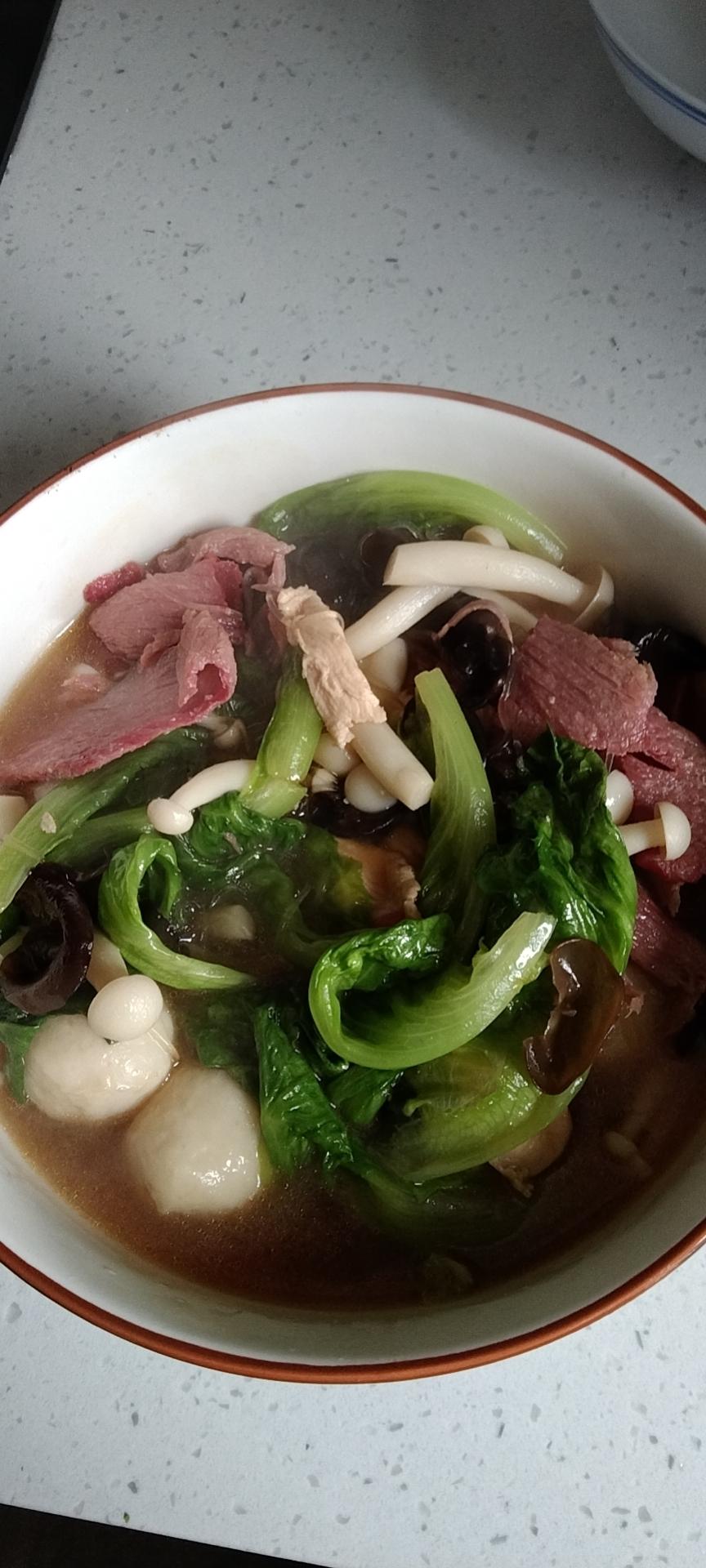 牛肉粉丝汤（快速版）