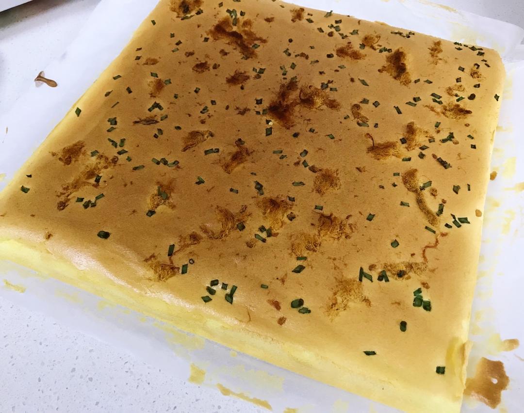 香葱肉松肥蛋糕卷～