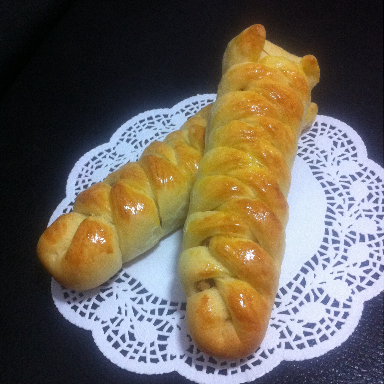 淡奶油豆沙面包