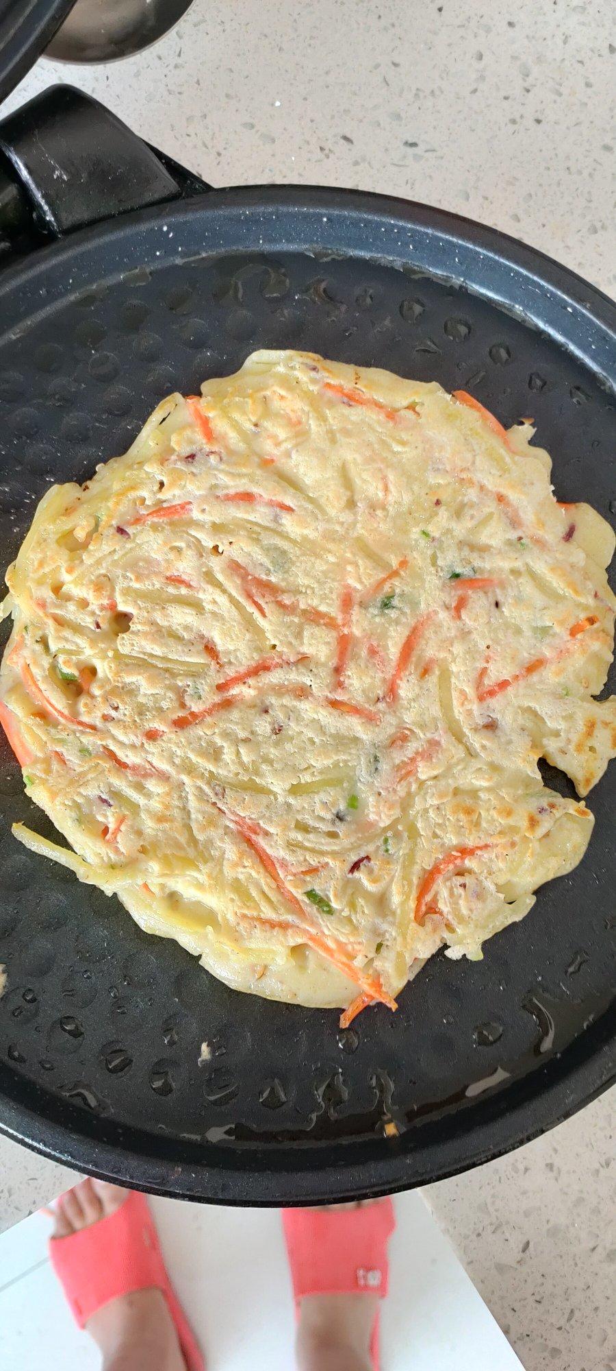 胡萝卜鸡蛋煎饼