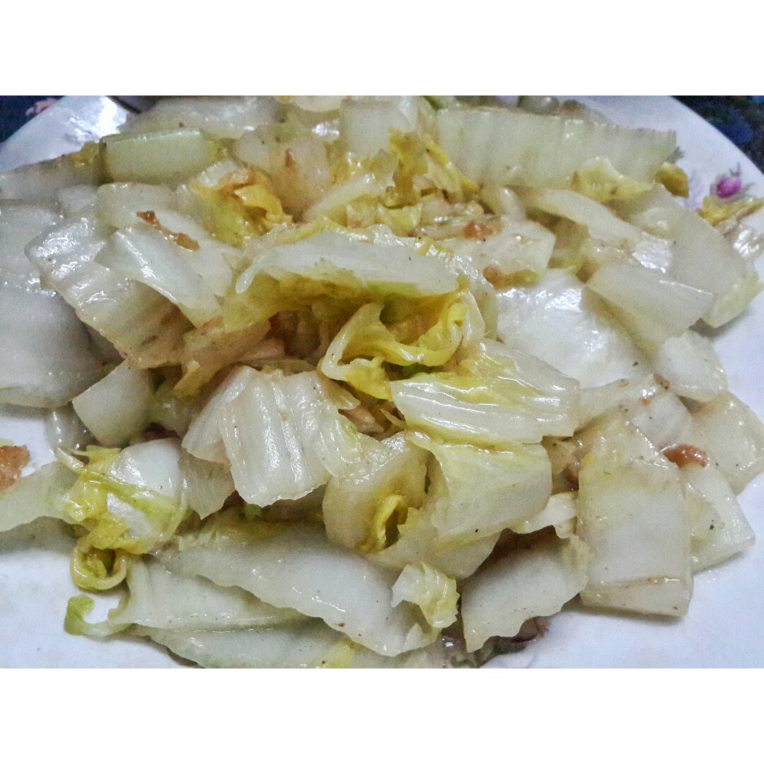 食物本身的味道—清炒白菜