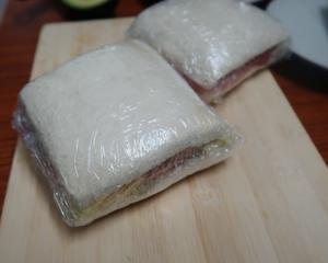 低卡日式厚切三文治的做法 步骤9