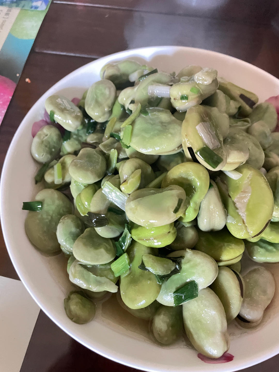 无比鲜美的葱油蚕豆