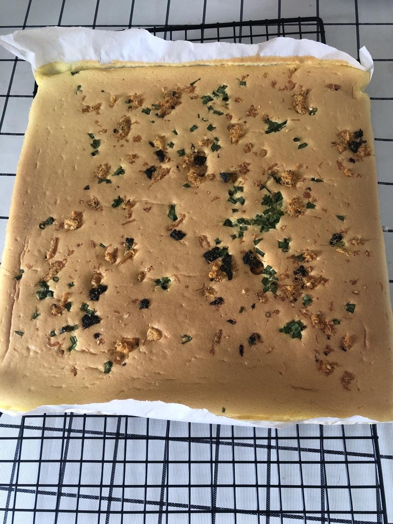 香葱肉松肥蛋糕卷～