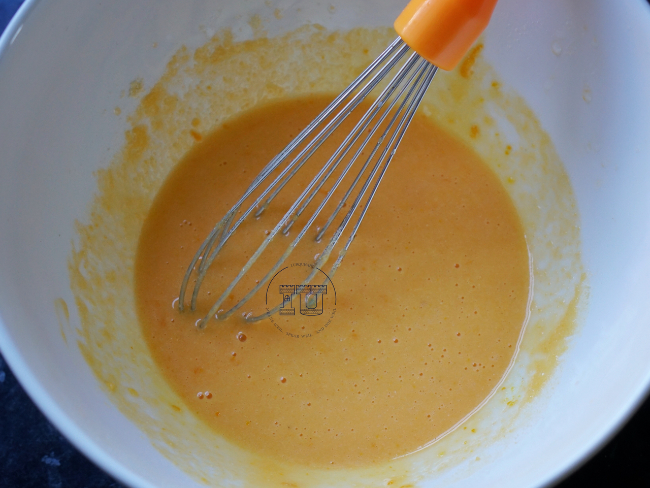 香橙玉米面蒸蛋糕（无麸质gluten free）的做法 步骤3