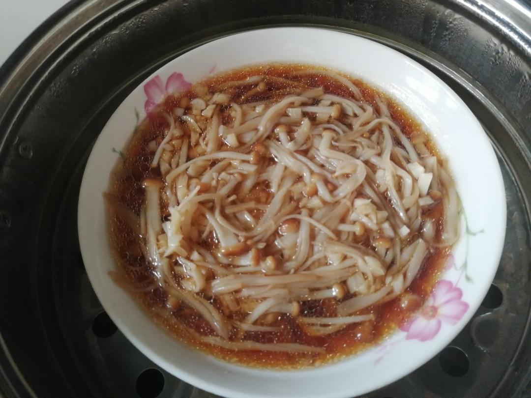 蒜蓉蒸金针菇