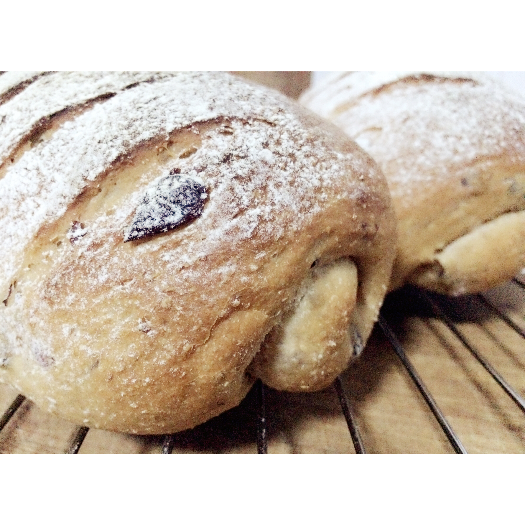 蔓越莓全麦黑糖面包