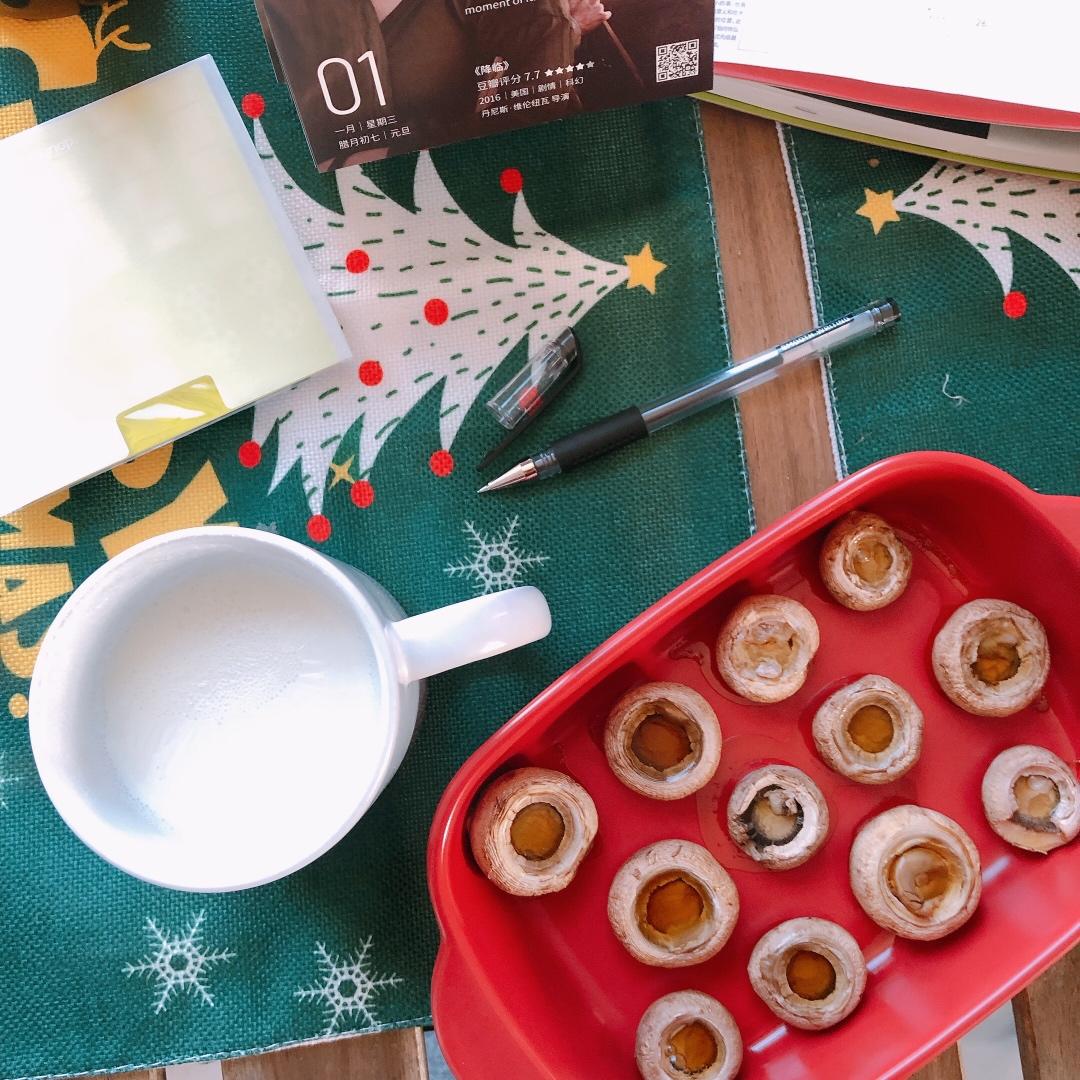 烤口蘑(烤箱)(减肥食品）