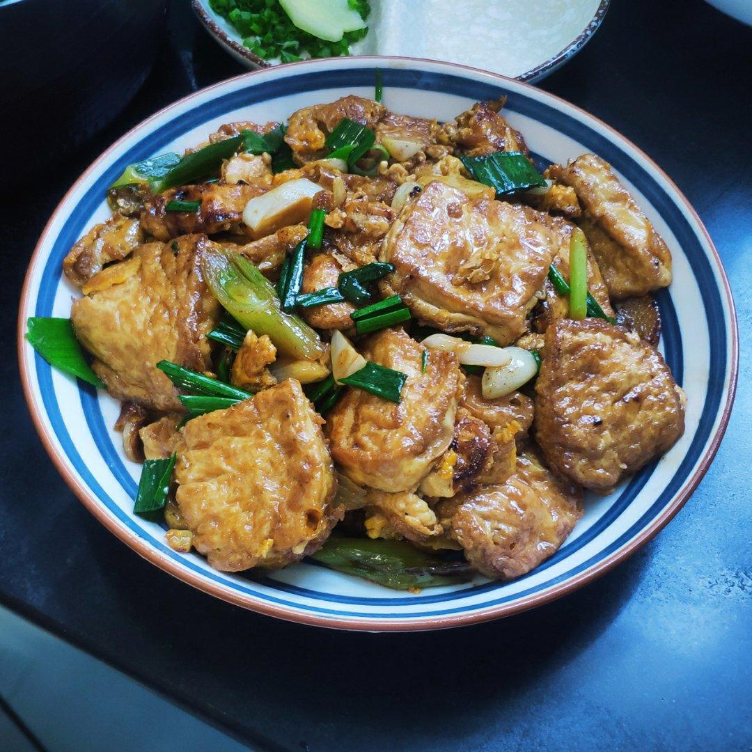 蚝油嫩豆腐