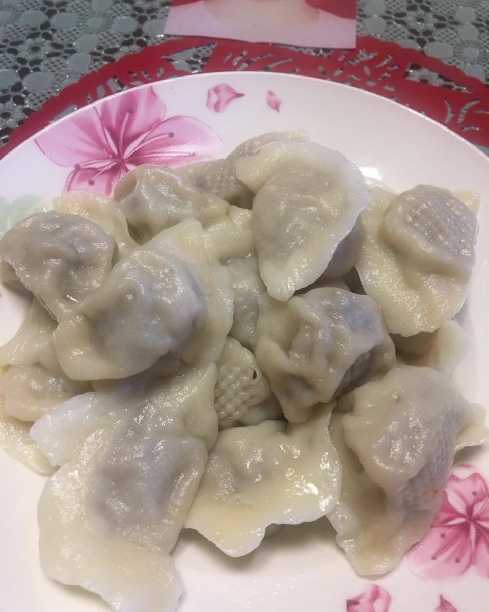 香椿馅儿饺子