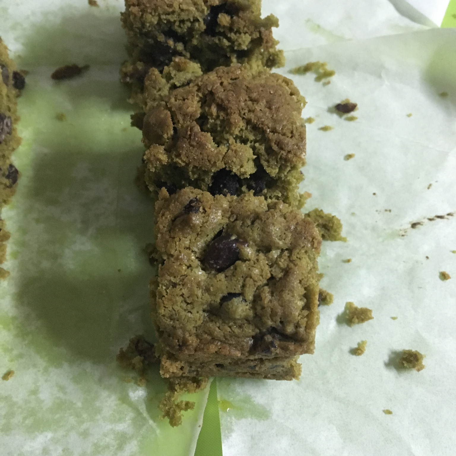 丰润的布朗尼口感-抹茶蜜红豆蛋糕