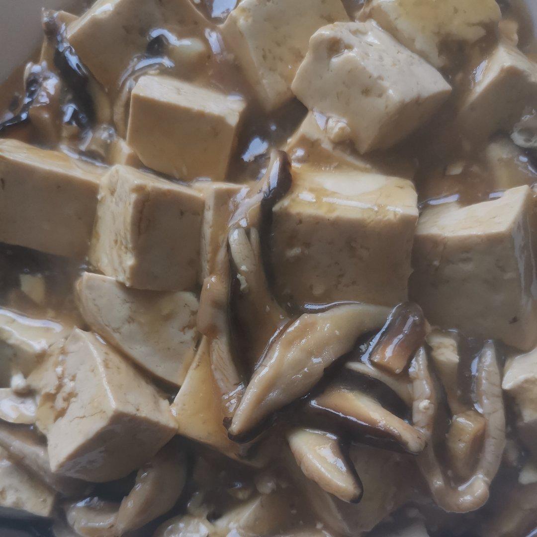 超简单还减脂 香菇烧豆腐