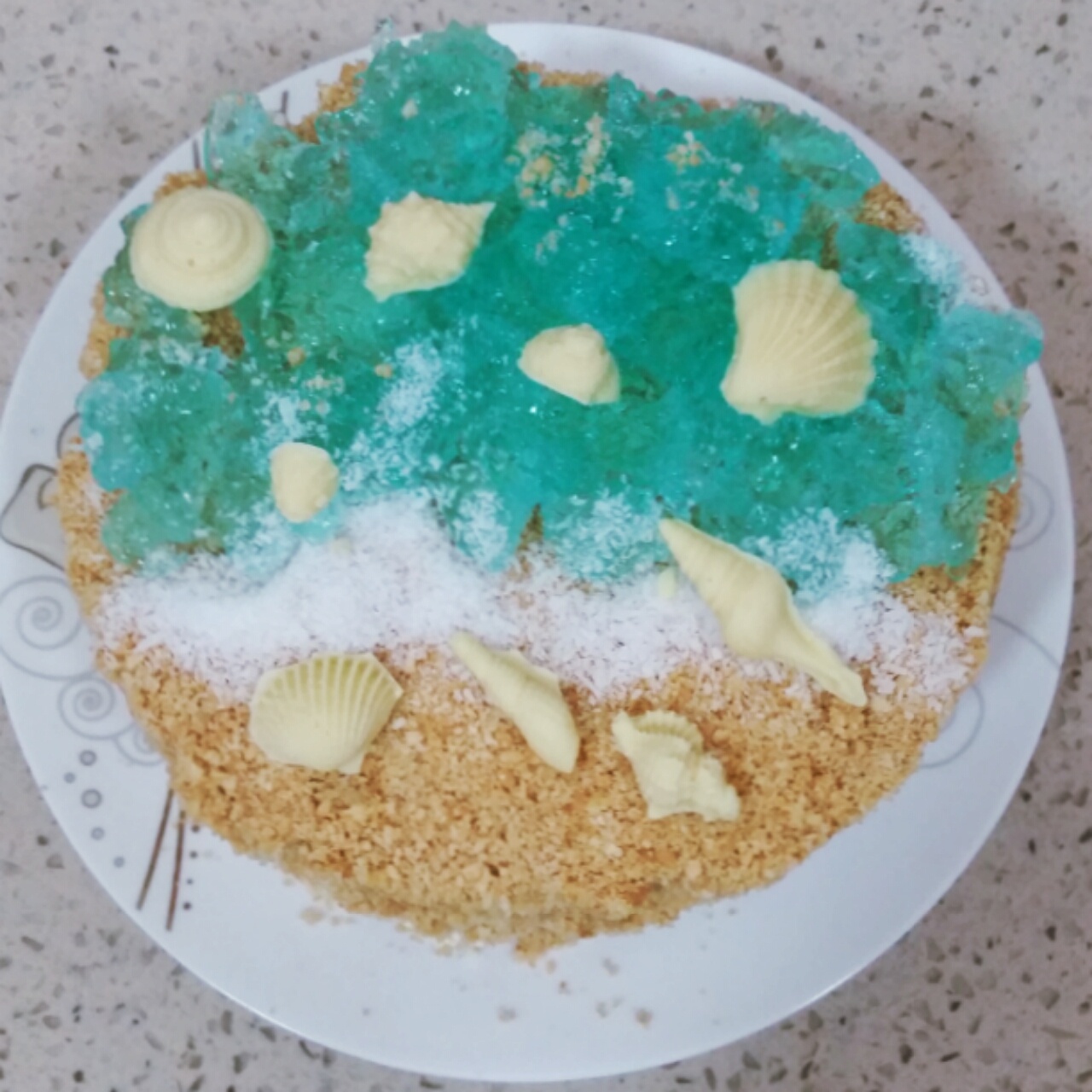 椰香海洋慕斯蛋糕6寸