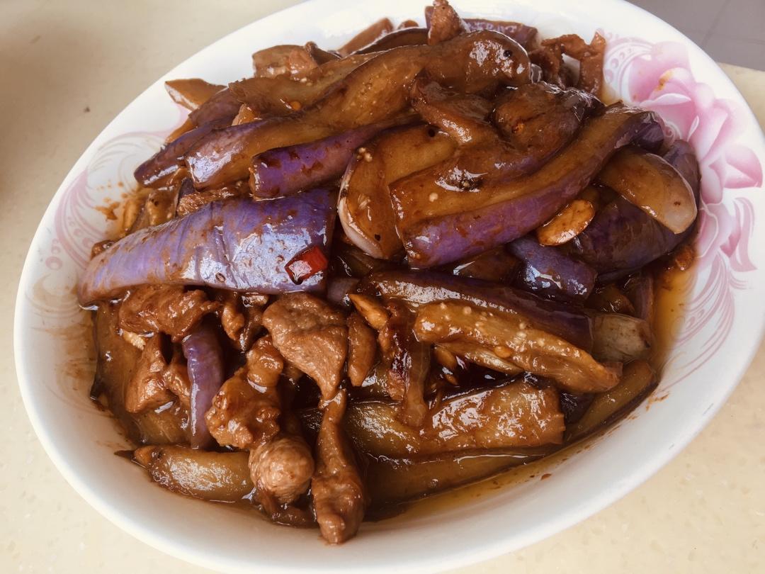 红烧肉沫茄子