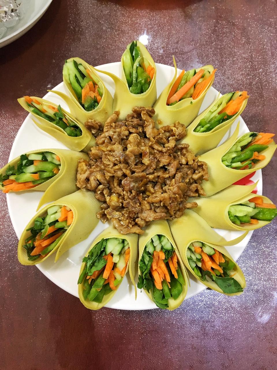 年夜饭&高颜值的【京酱肉丝千张蔬菜卷】