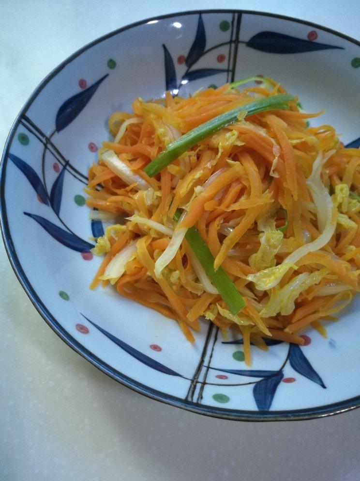 白菜炒胡萝卜（兔子餐）