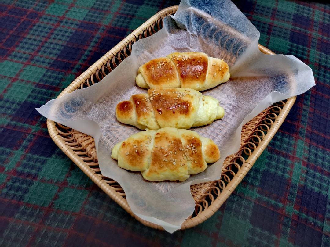 日式海盐牛角包