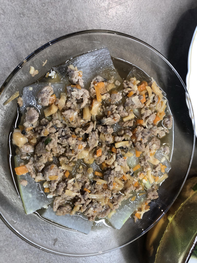 肉沫瑶柱蒸冬瓜