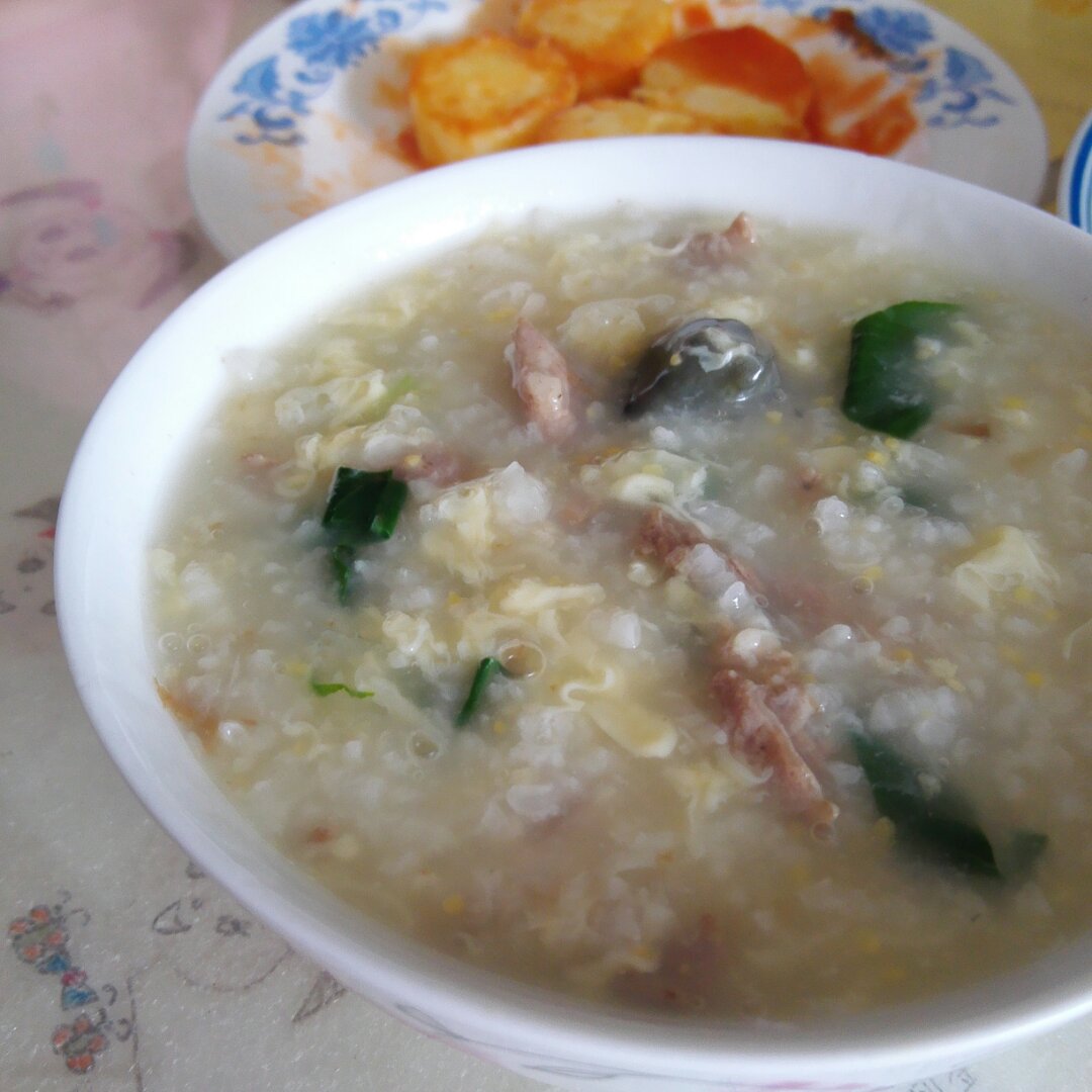 牛肉蛋花粥