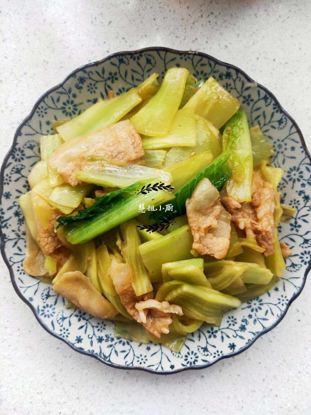 莴笋炒肉