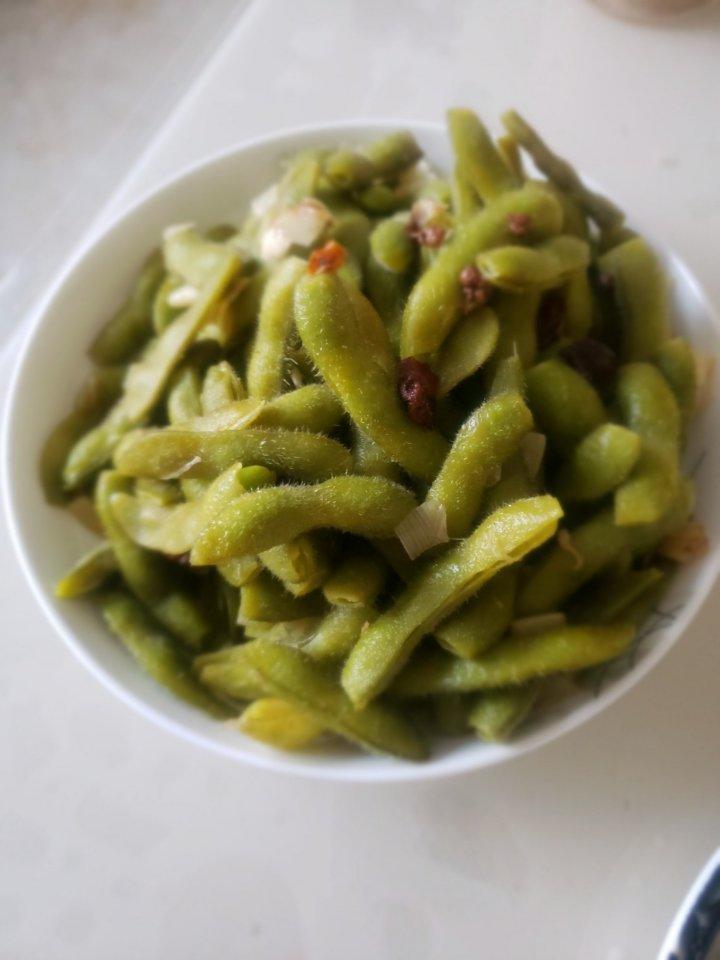 香辣煮毛豆.五香毛豆