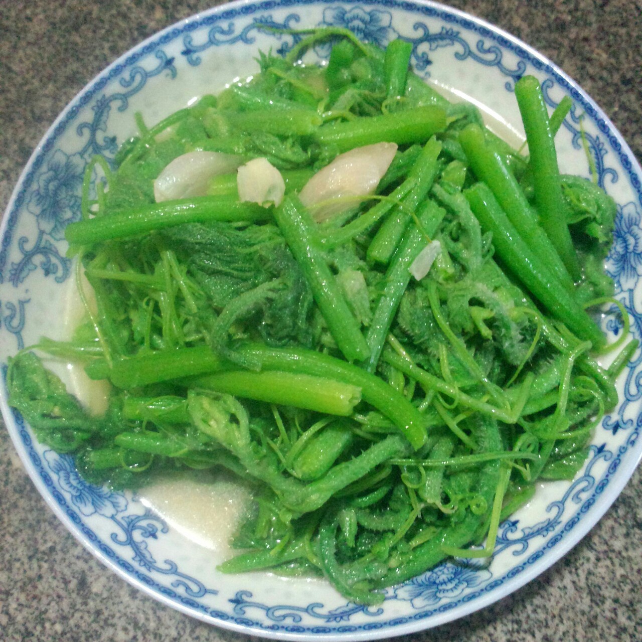 家常菜 清炒南瓜藤 coco-61做的清炒南瓜藤