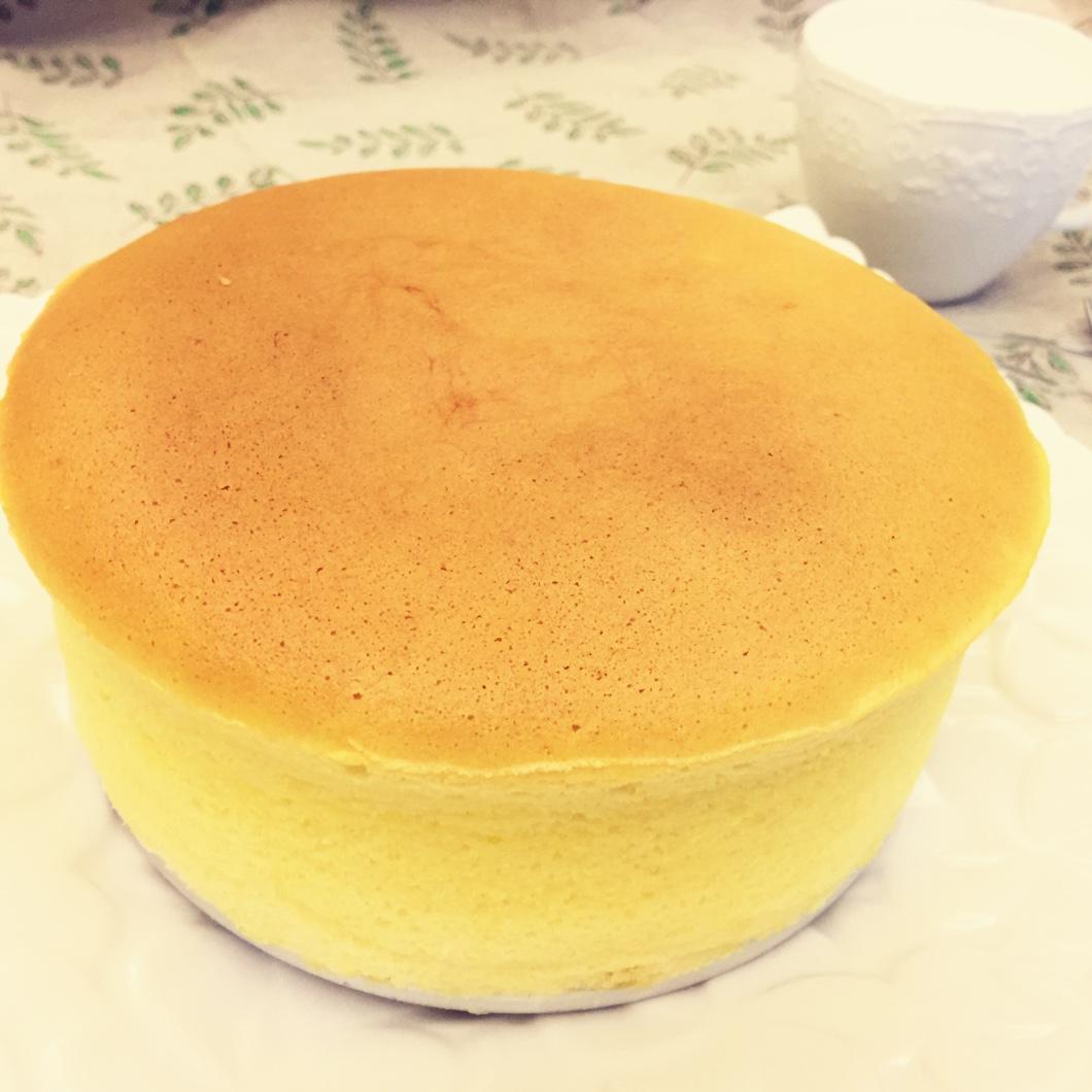 kathleen7微米快到碗里来做的6寸轻芝士蛋糕乳酪戚风蛋糕