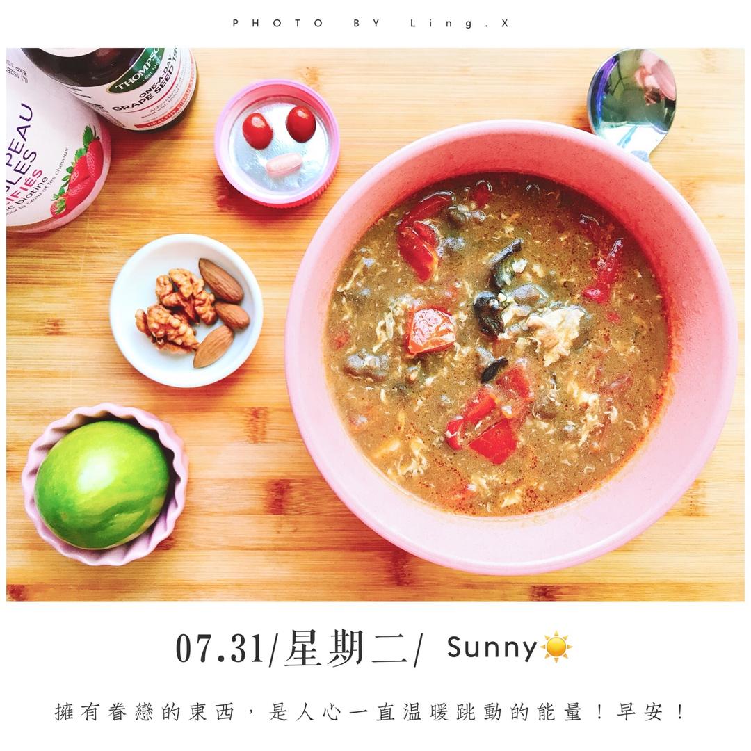 番茄鸡蛋疙瘩面