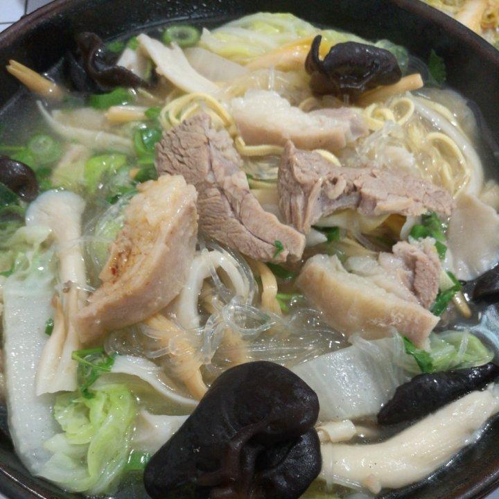 白菜粉丝羊肉汤