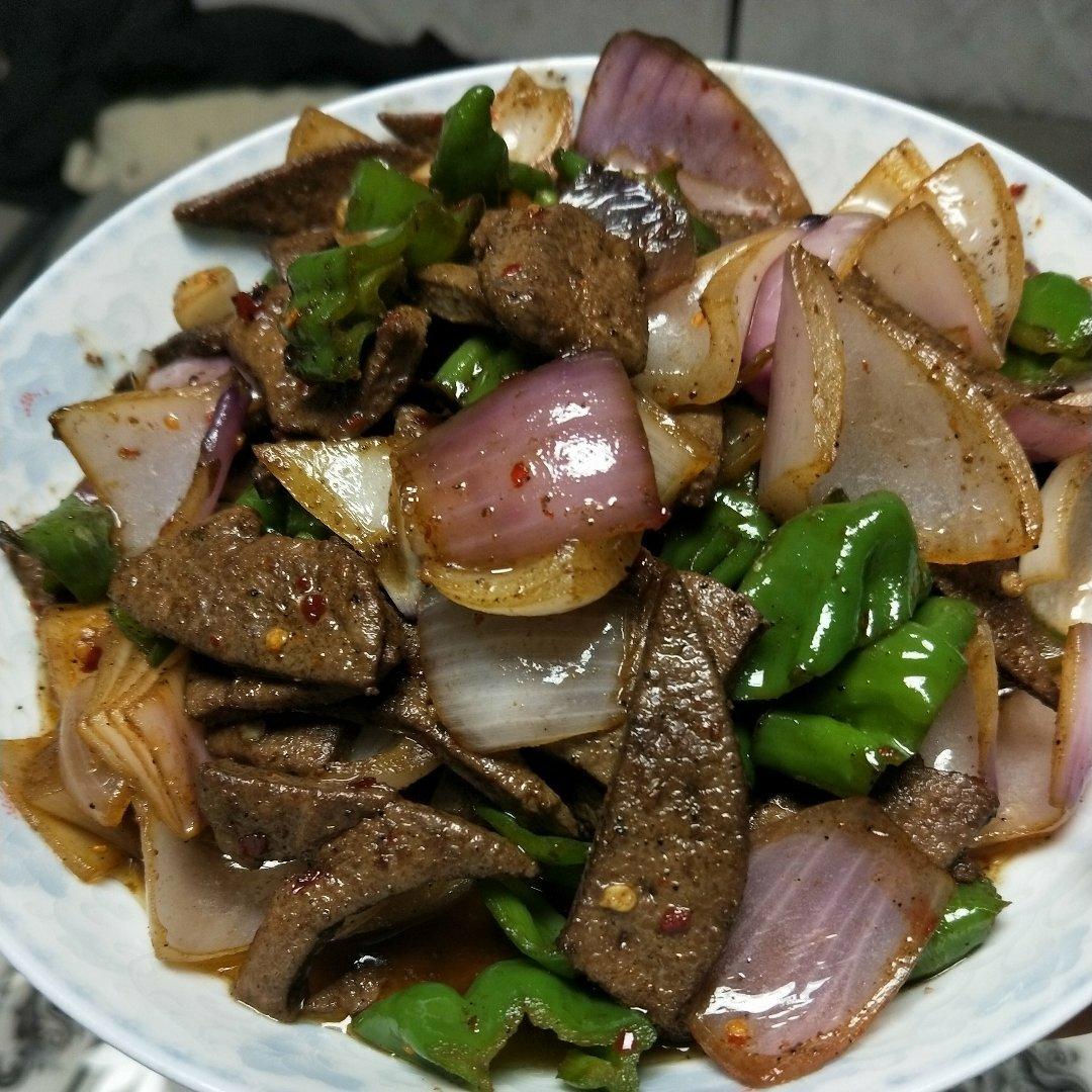 早早起早早睡做的嫩炒猪肝