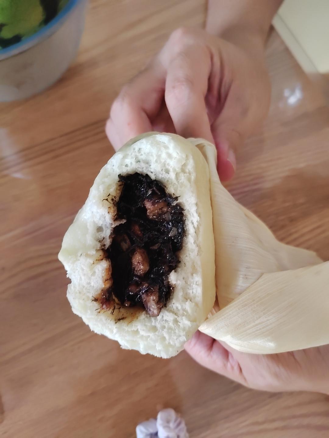 梅干菜肉包-无敌包子皮【墙裂推荐~！！！】