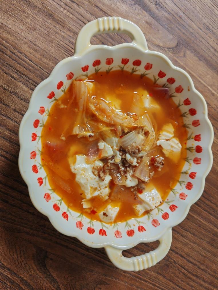 韩国大妈亲授— 韩式泡菜豆腐汤