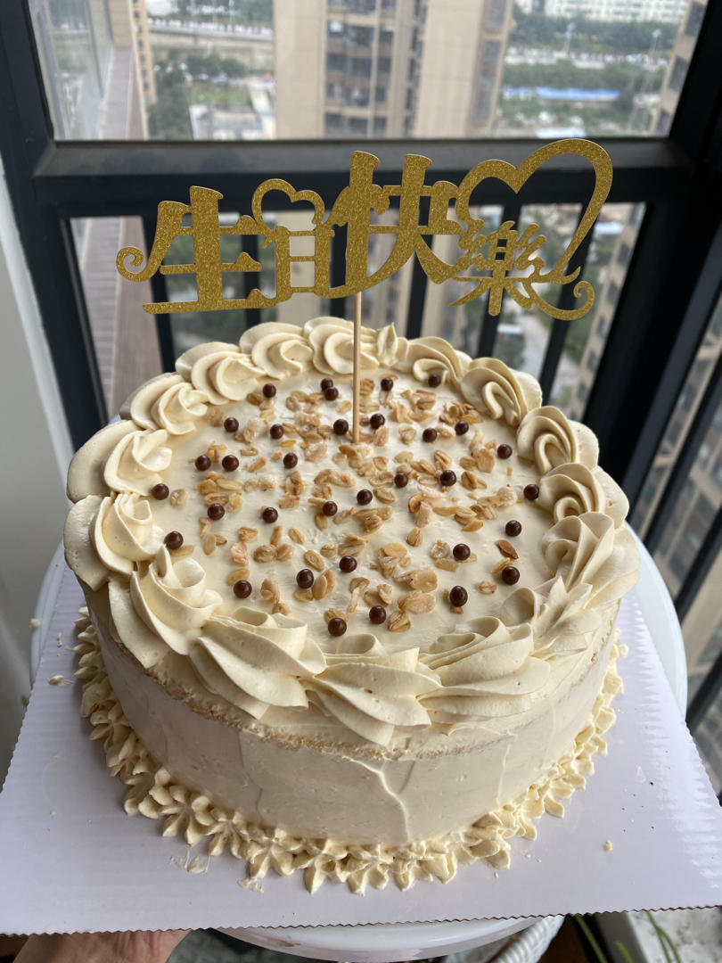 焦糖海盐生日蛋糕