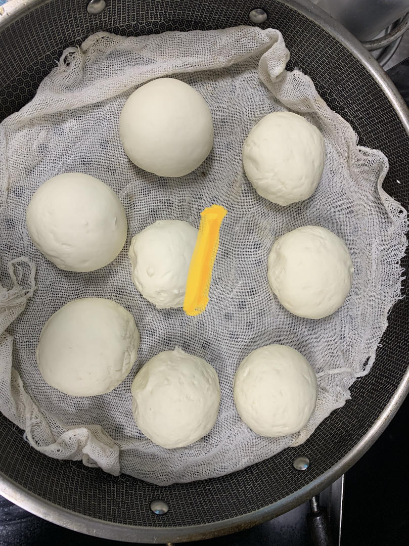 老面戗面白馒头