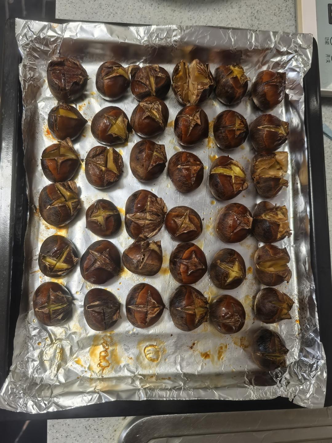 ‼️香甜软糯‼️轻松好剥㊙️烤箱版糖炒栗子