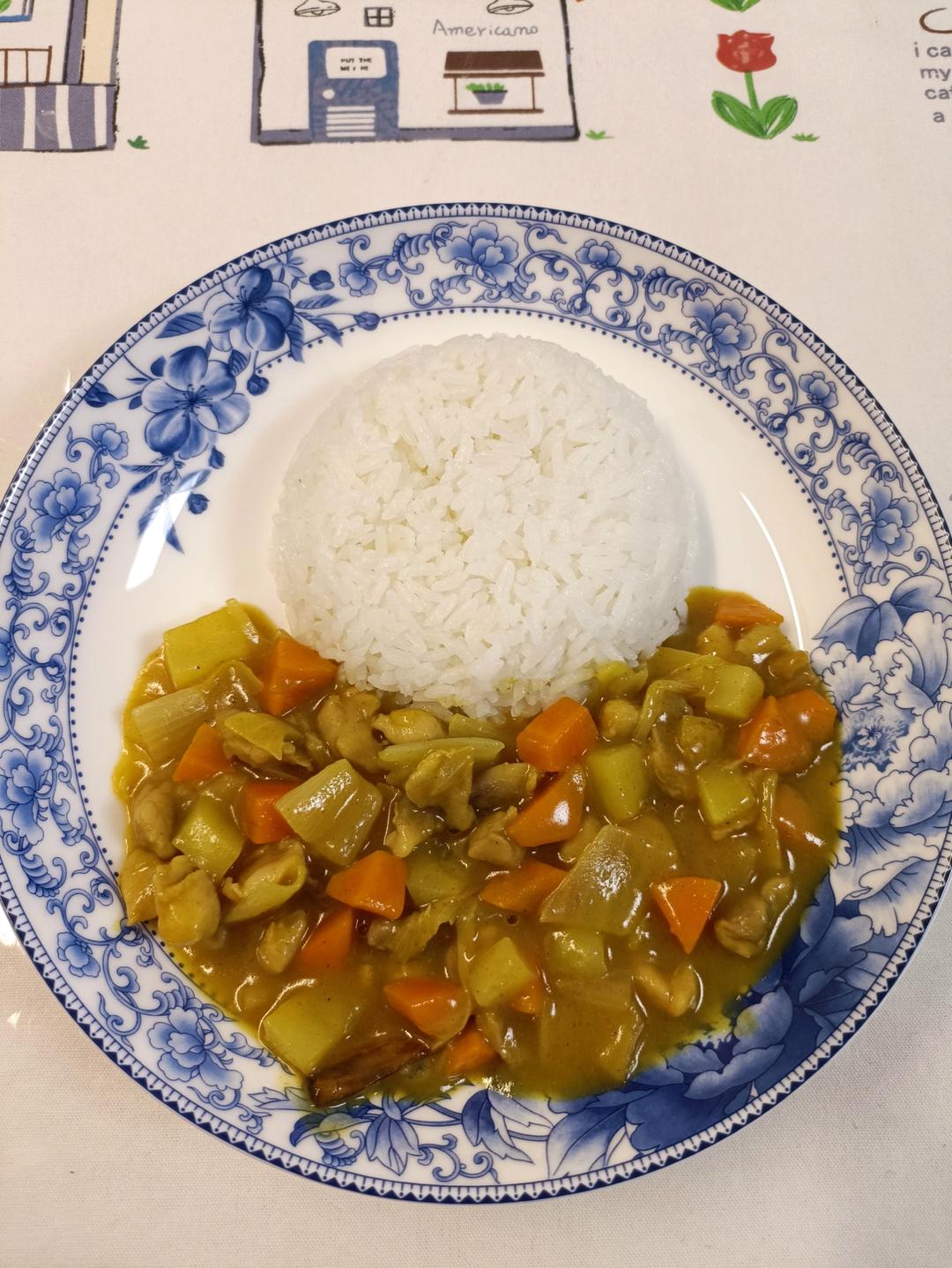 咖喱鸡肉饭