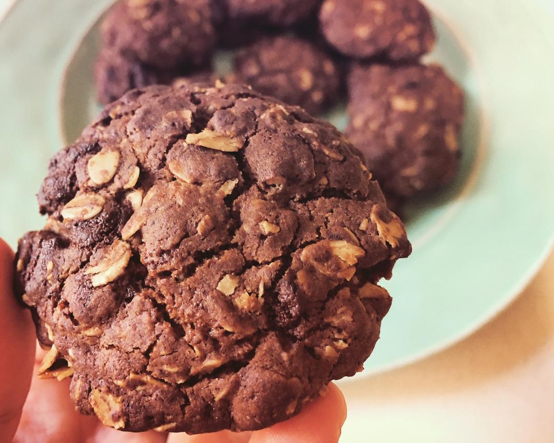 【健康零食】燕麦巧克力奇普饼干