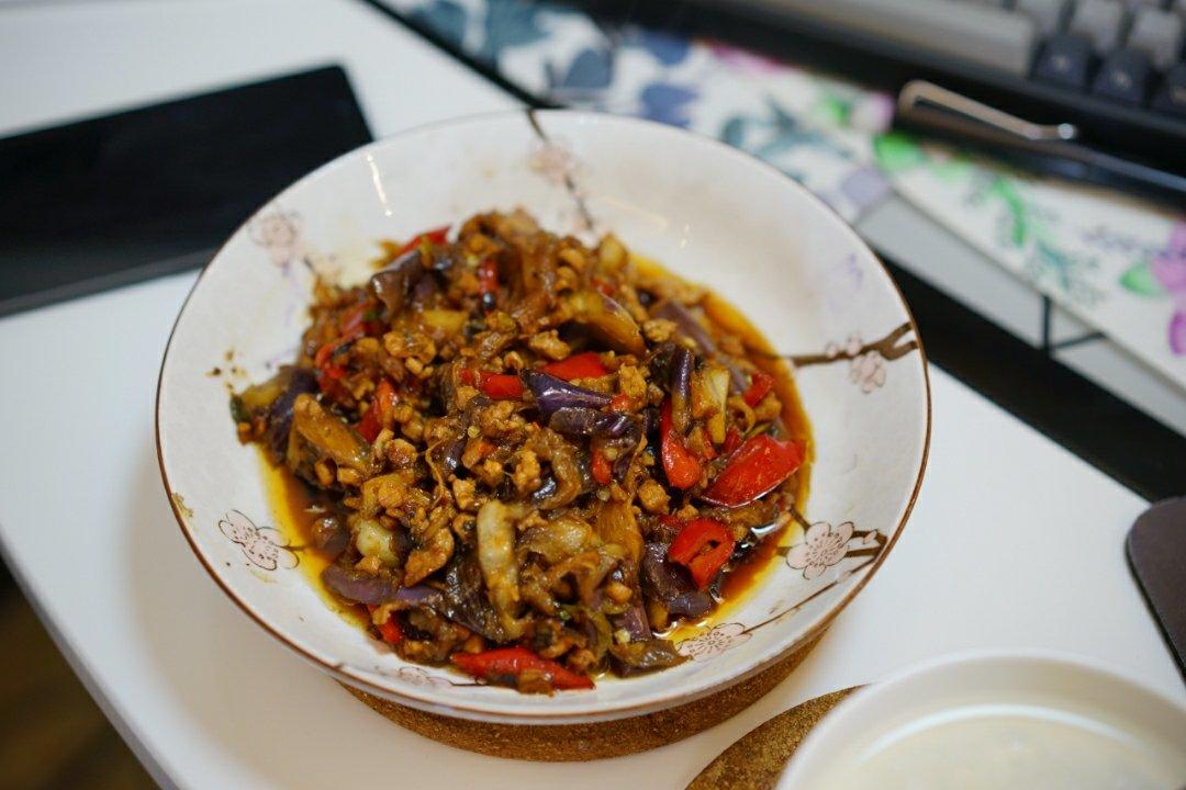 红烧肉沫茄子