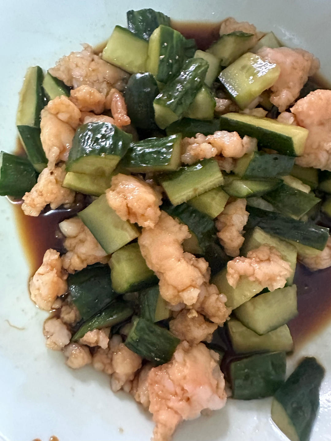 减脂餐l黄瓜凉拌虾滑🍤