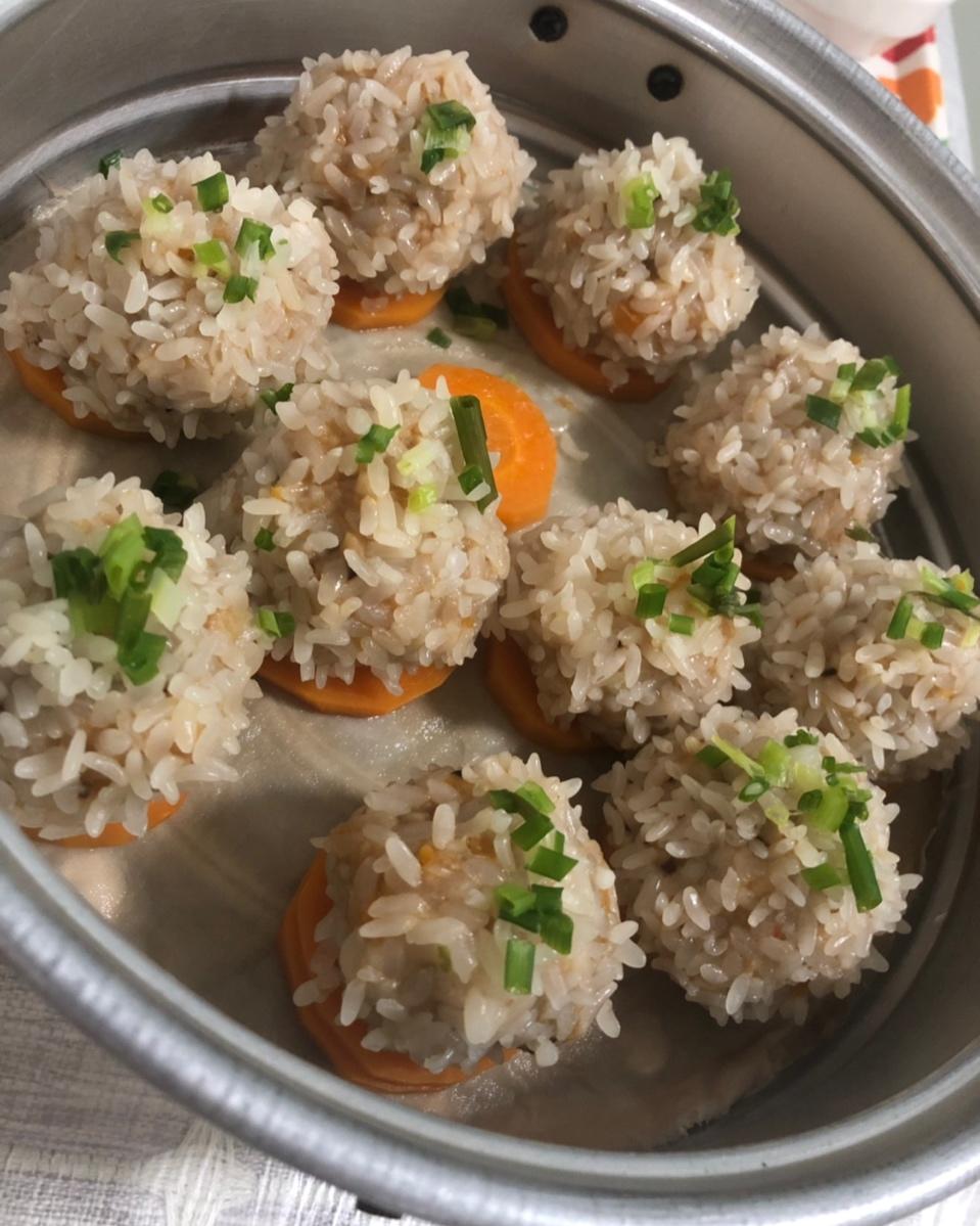 虾仁鲜肉珍珠丸子